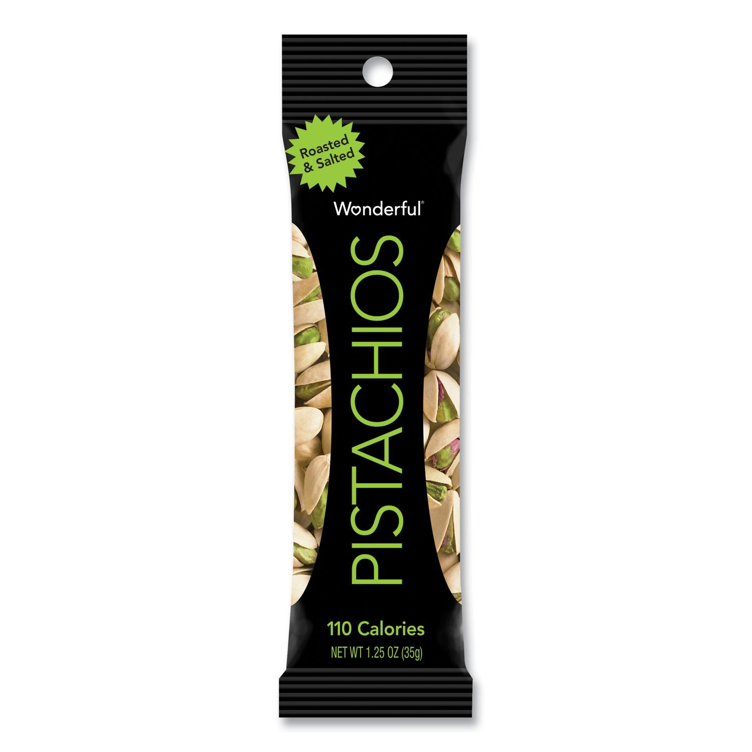 Paramount Farms® Wonderful Pistachios, Salt & Pepper, 1.25oz Pack, 12/Box
