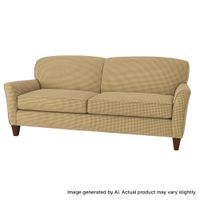 Quick-Ship Lubbock Sofa with Preferred Seat Deck in Crypton Fabric
