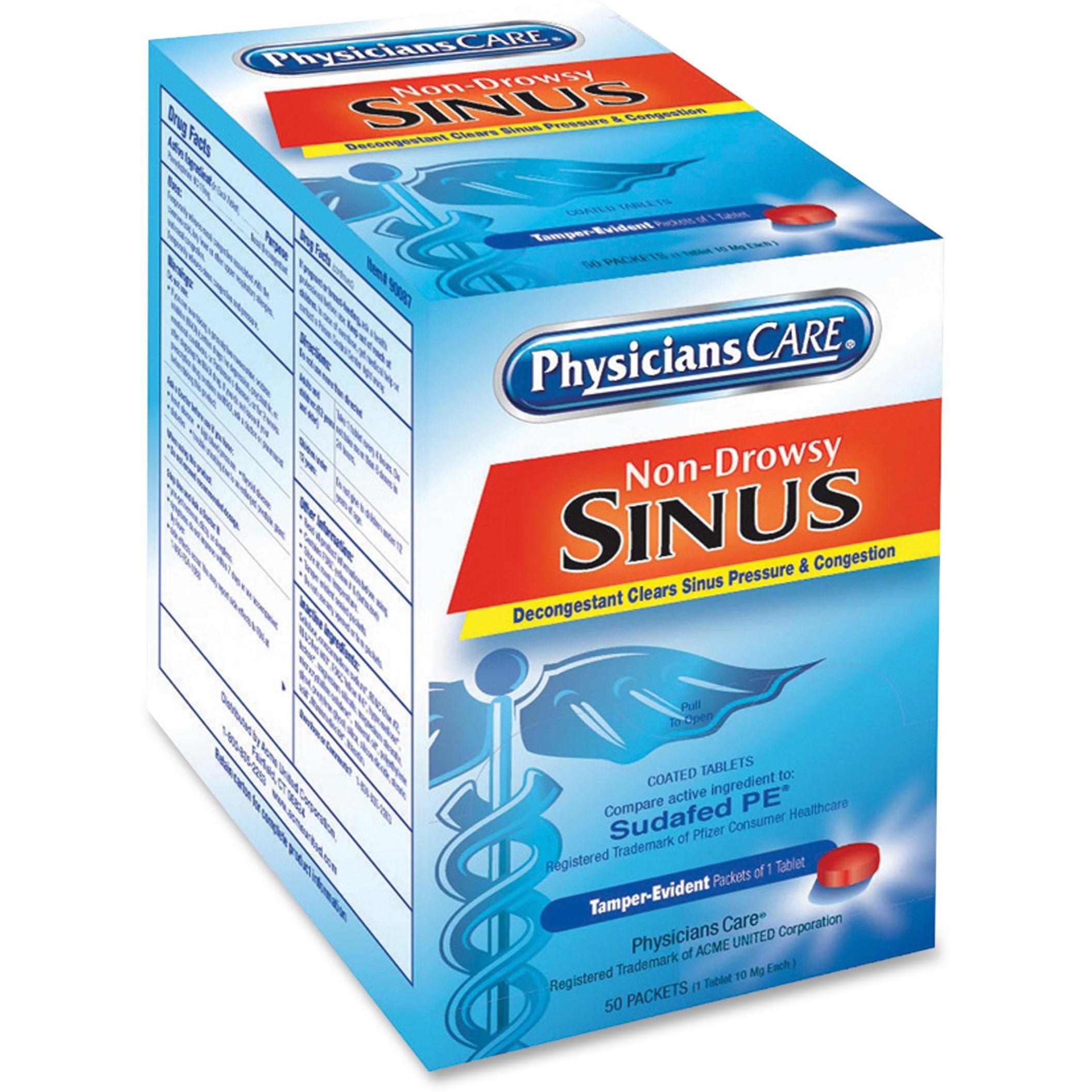 PhysiciansCare Sinus Medicine Packets (Pack of 50)
