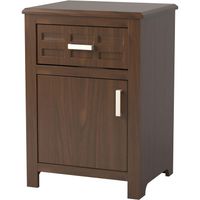 Quick-Ship Evanston 1-Door/1-Drawer Bedside Cabinet