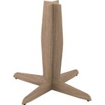 Maxwell Thomas® Petra Table Base for 42", 48" Round, & 30"/42" Square-to-Round Tabletops, Wood - Base Finish: Palos Mahogany Maple