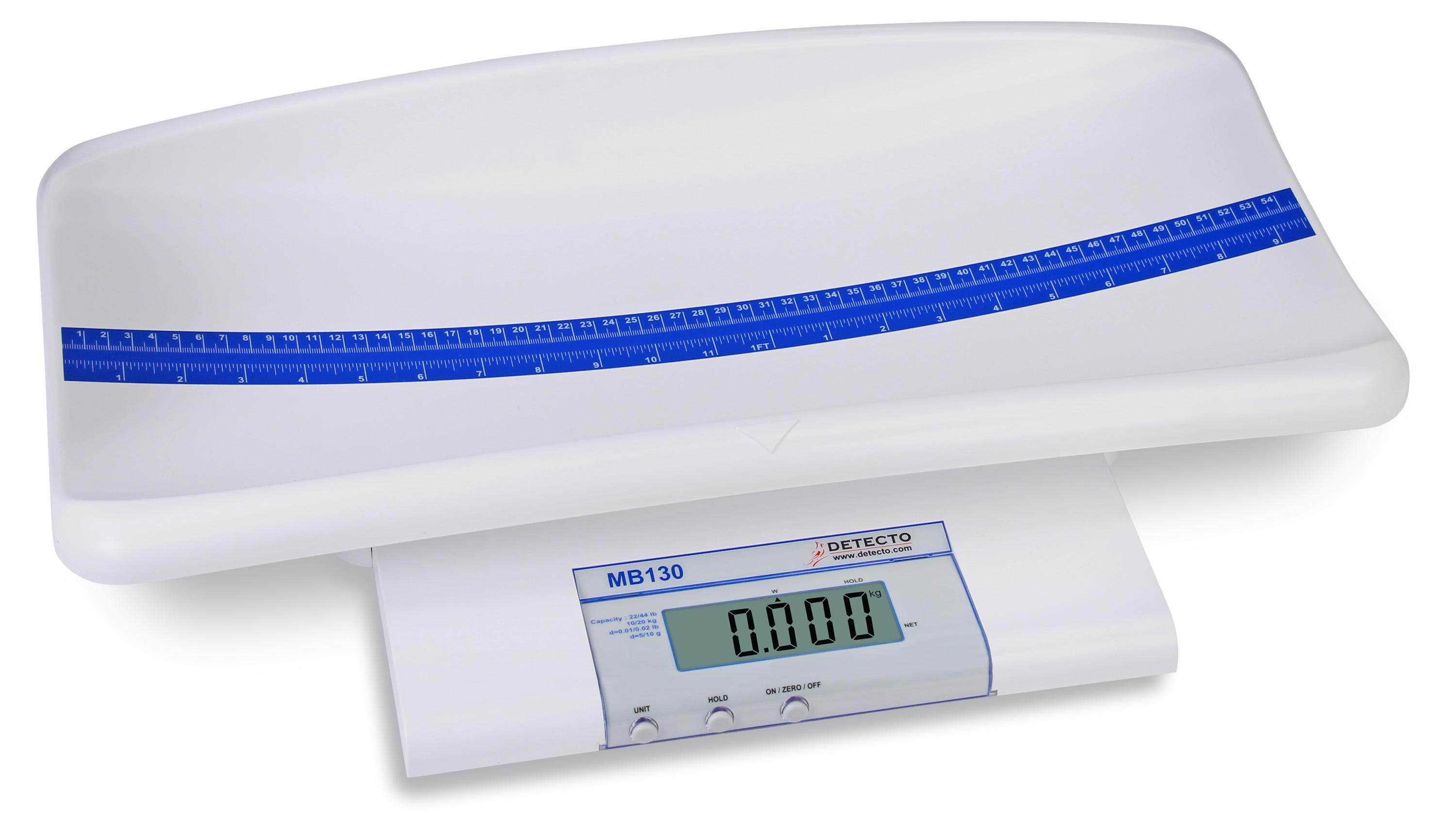 Pediatric Digital Scale, 44 lb / 20 kg Capacity, Weighing Tray