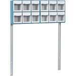 12 Bin Organizer with Accessory Bridge for Attendant® Medical Cart
