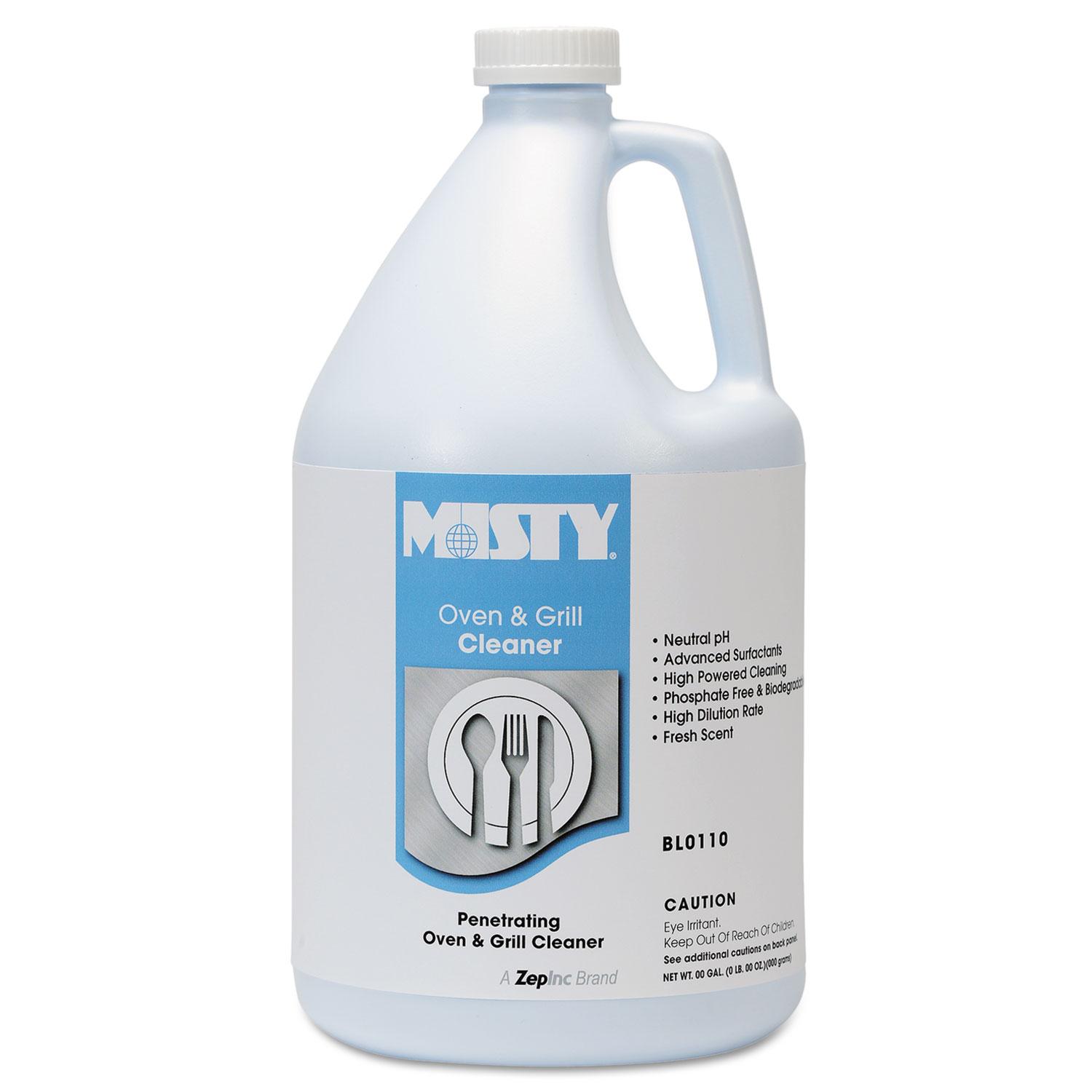 Misty® Heavy-Duty Oven and Grill Cleaner, 1 gal. Bottle