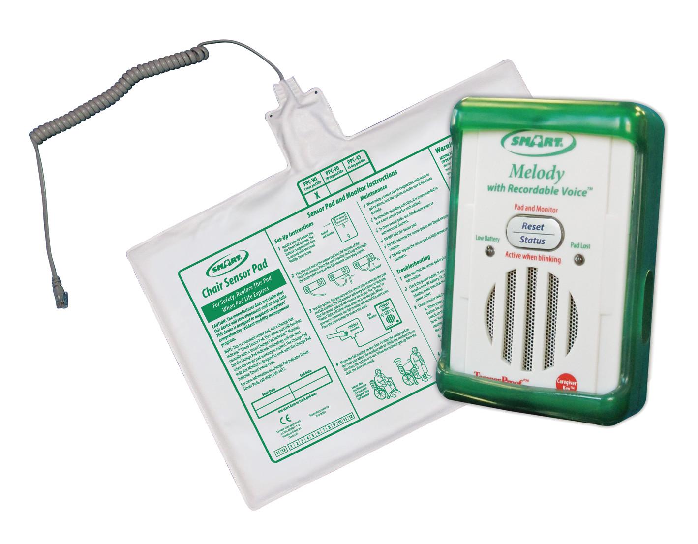 FallGuard Change Pad Indicator Alarm and 90-Day Bed Pad, Timed, 20" x 30"