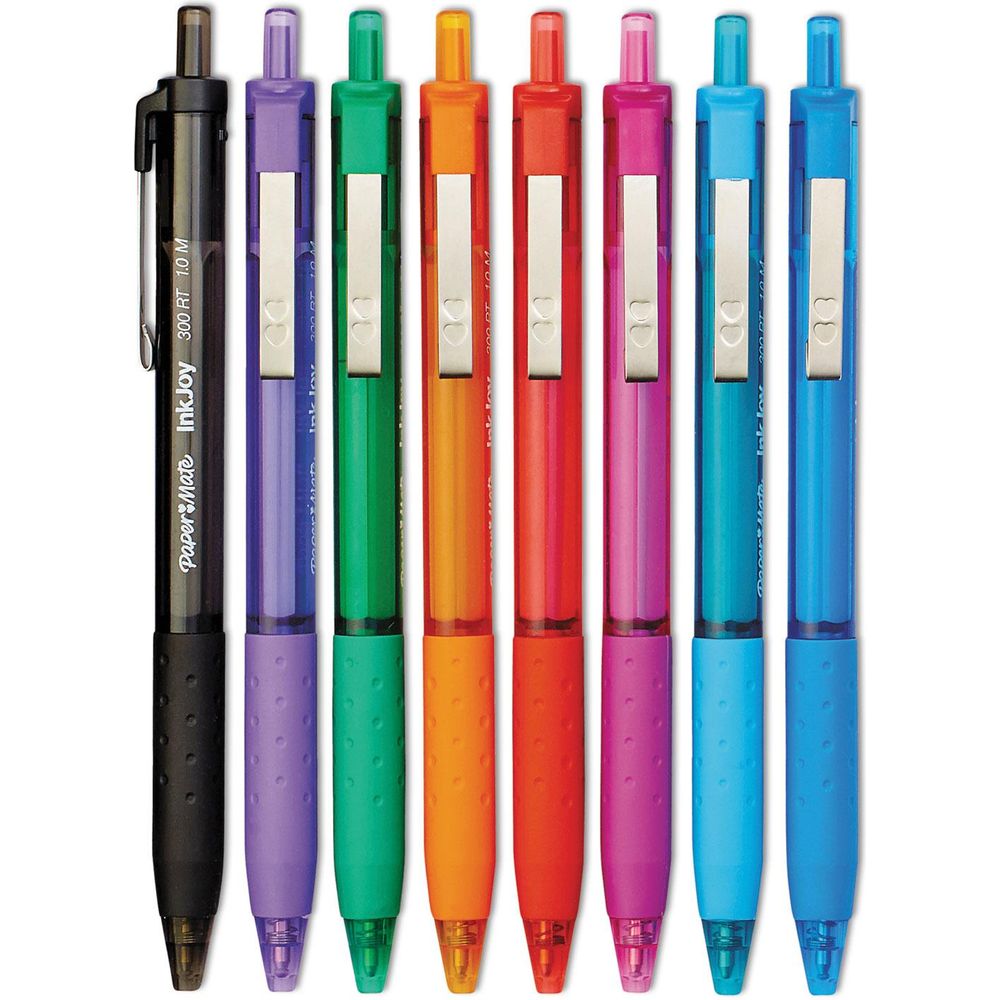 Paper Mate® InkJoy 300 RT Retractable Ballpoint Pen, 1mm, Assorted
