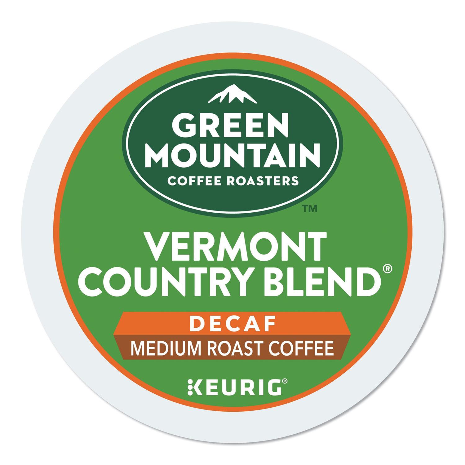 Green Mountain Coffee® Vermont Country Blend Decaf Coffee K-Cups, 96/Carton