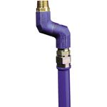 Dormont Swivel Snap Fast Blue Hose Gas Connector Kit, Deluxe 48", 3/4" Diameter