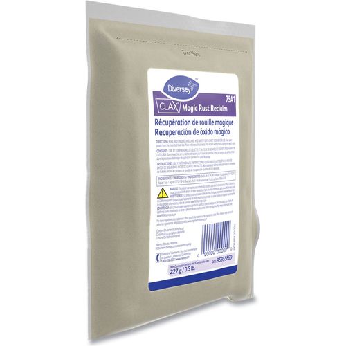 Diversey™ Clax Magic Rust Reclaim, Oxalic Acid Scent, 0.5 lb Pouch, 12 ...