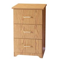 Plymouth 3-Drawer Bedside Cabinet