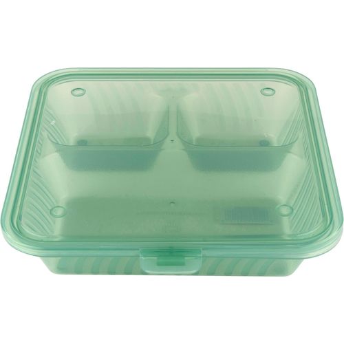 EC-16-JA - 3-Compartment Polypropylene, Jade, Flat Top Food Reusable  Container, 9 L x 9 W x 2 H, G.E.T. Eco-Takeout's - G.E.T