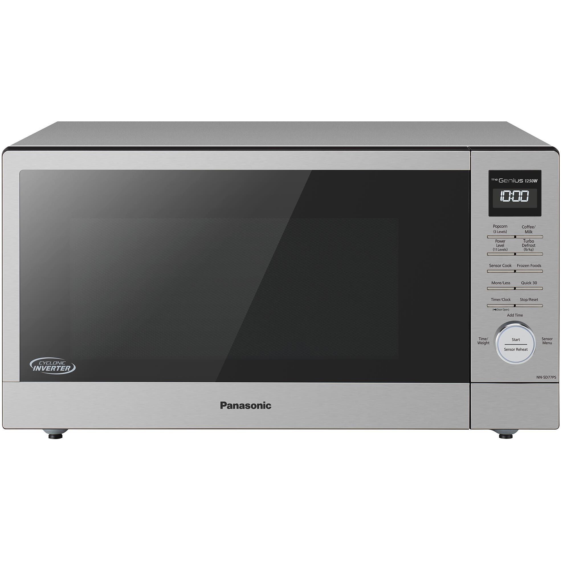 1.6-cu. ft. 1250W Cyclonic Wave Inverter Microwave in Black