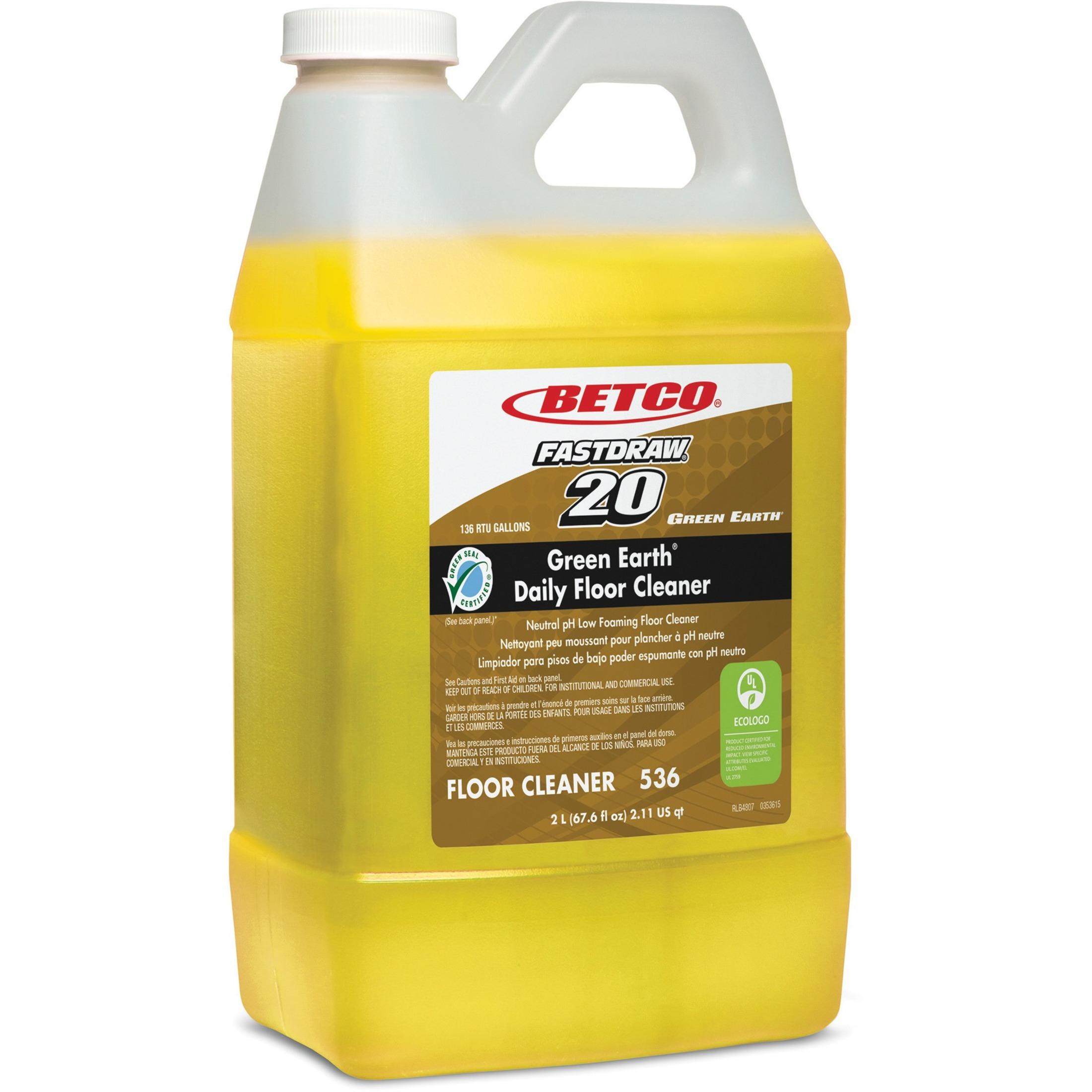 Green Earth Concentrated Daily Floor Cleaner, 67.6oz (Pack of 4)