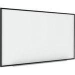 Interactive Magnetic Dry Erase Board, 70 x 52 x 1 1/4, White/Black Frame