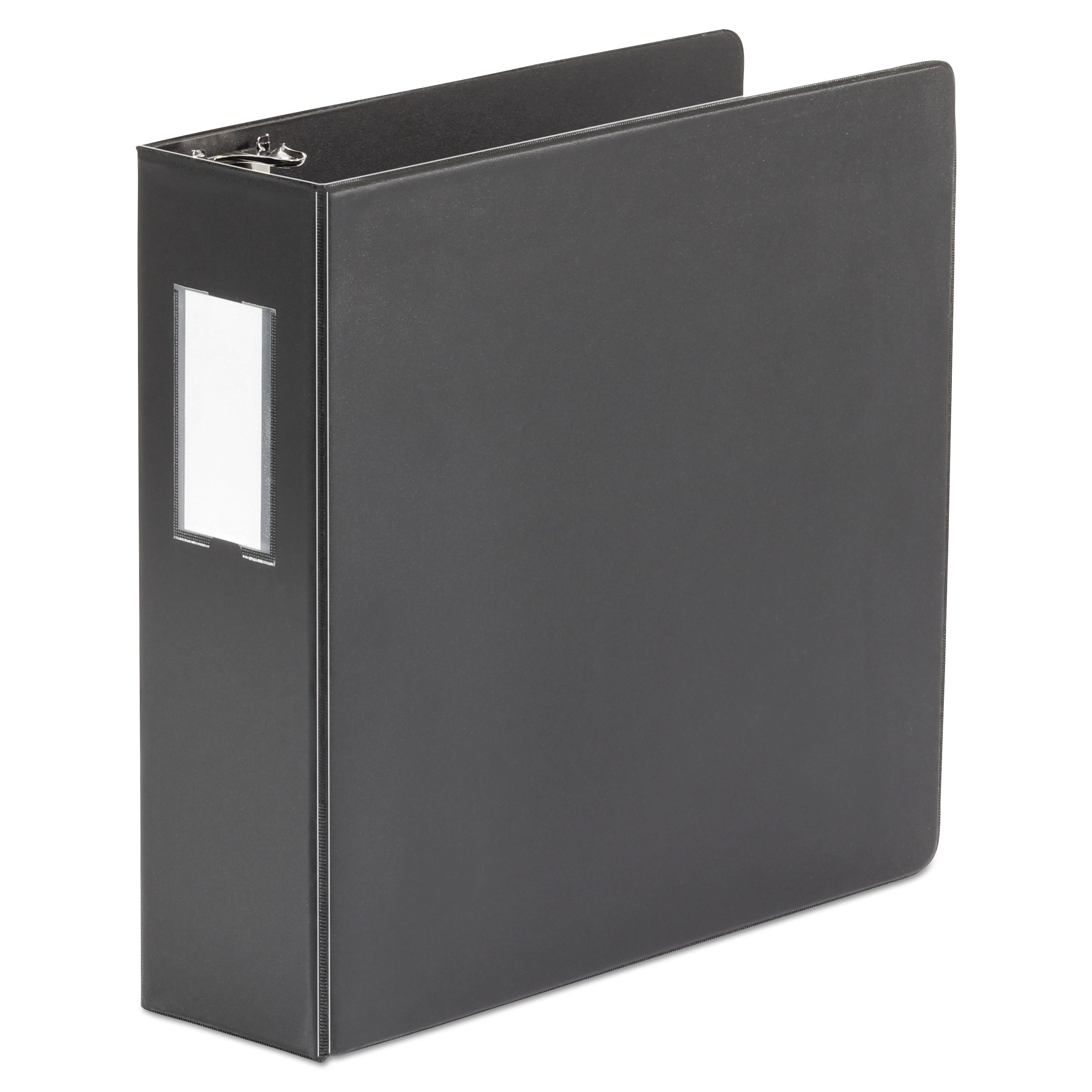 Universal® D-Ring Binder, 3" Capacity, 8-1/2 x 11, Black