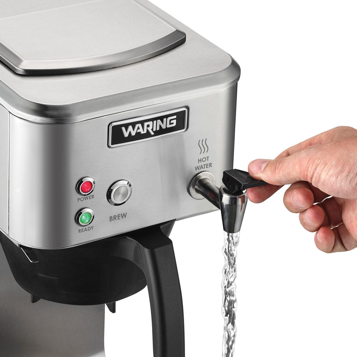Waring WCM60PT Thermal Coffee Brewer, Hot Water Faucet