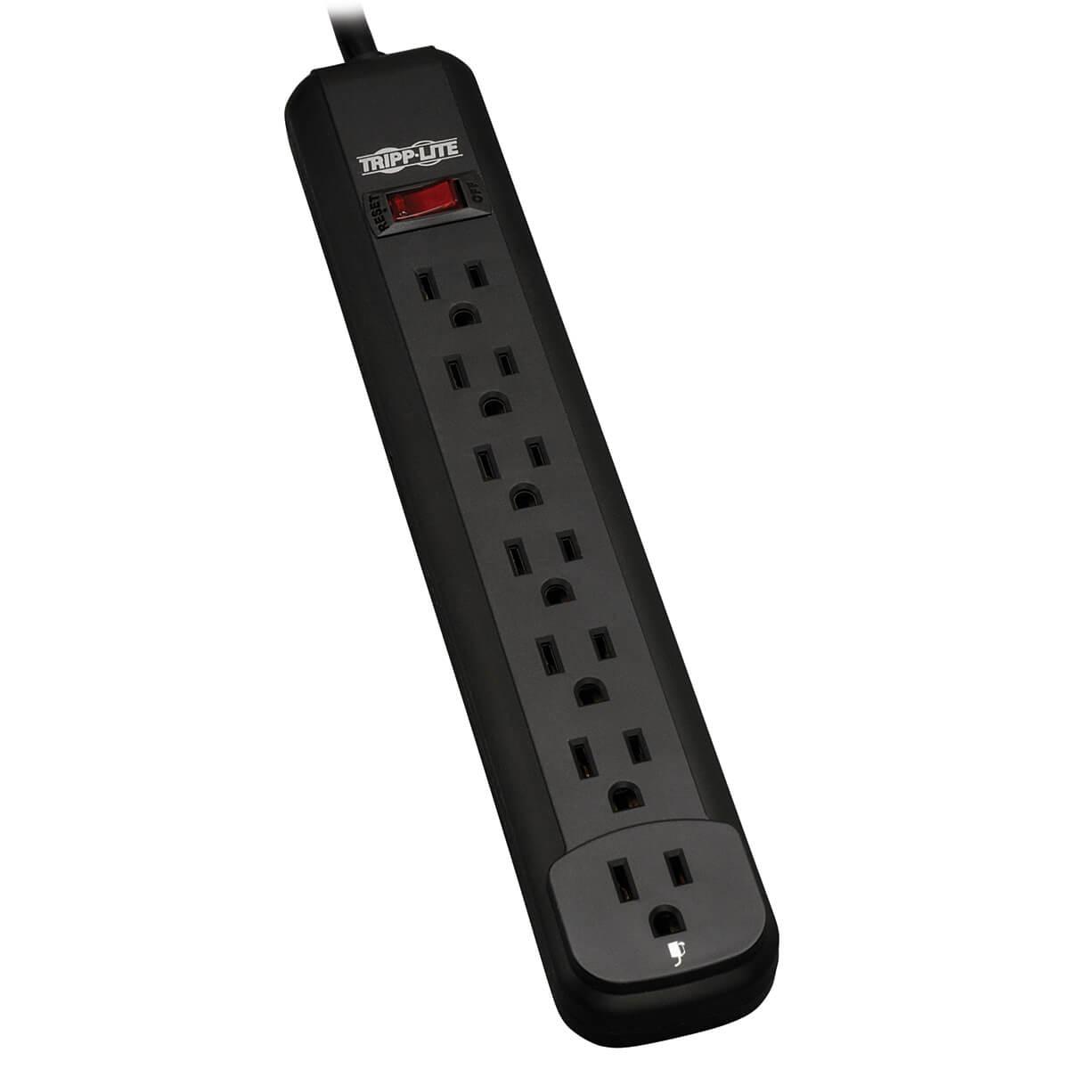 7-Outlet Power Strip 25Ft Cord 15A