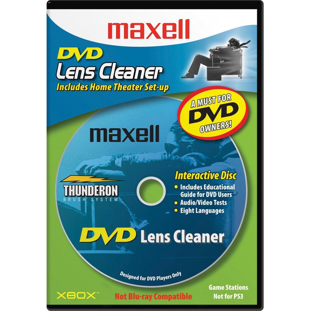 DVD Lens Cleaner, for DVD Players, 8 Languages