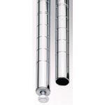 Super Erecta Post for Wire Shelving, 14-1/2", Chrome