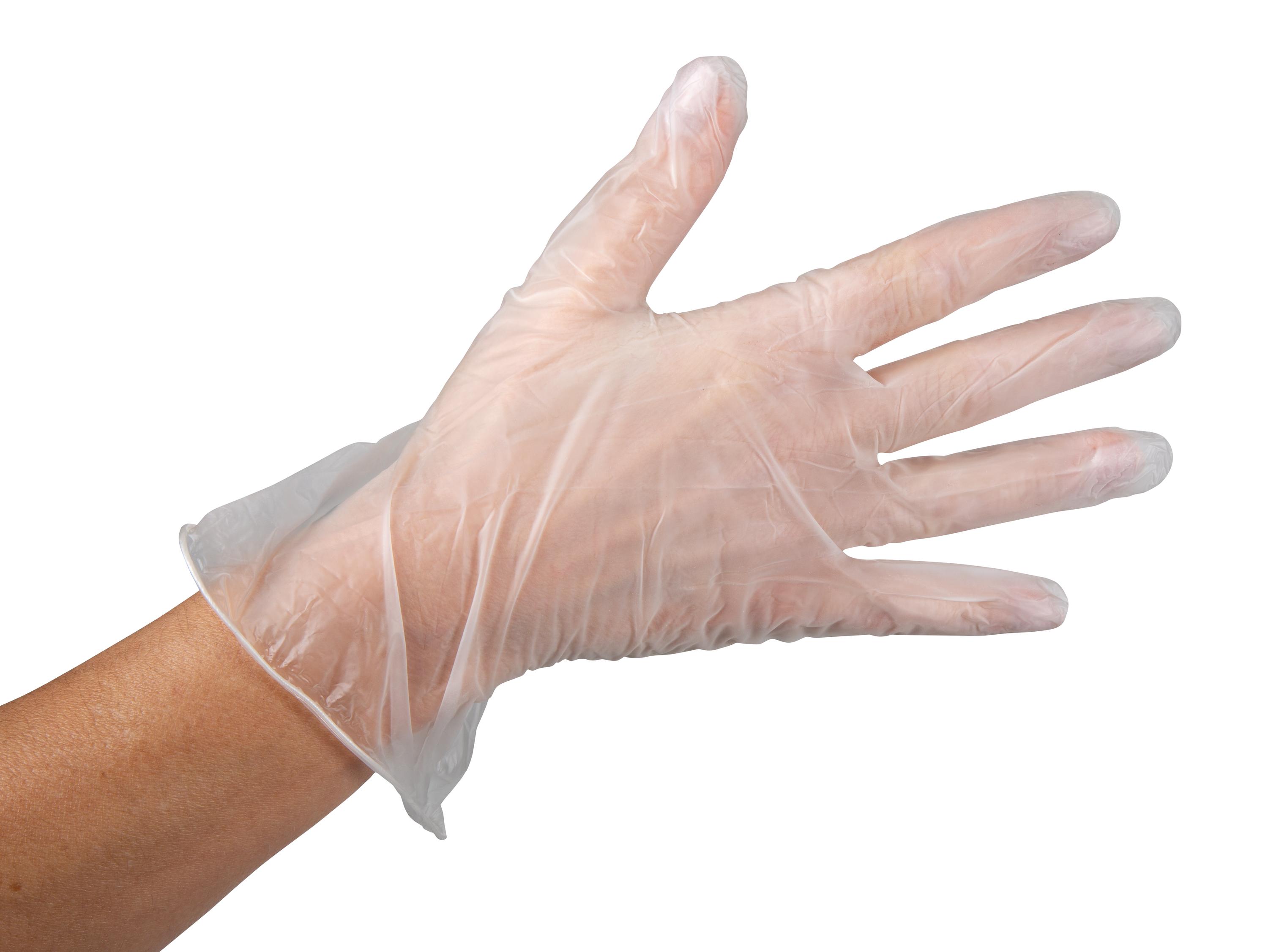 Omni Vinyl Gloves, Multiple-Purpose, Powder Free, Latex Free, Medium, 3.1mil, Case of 1000