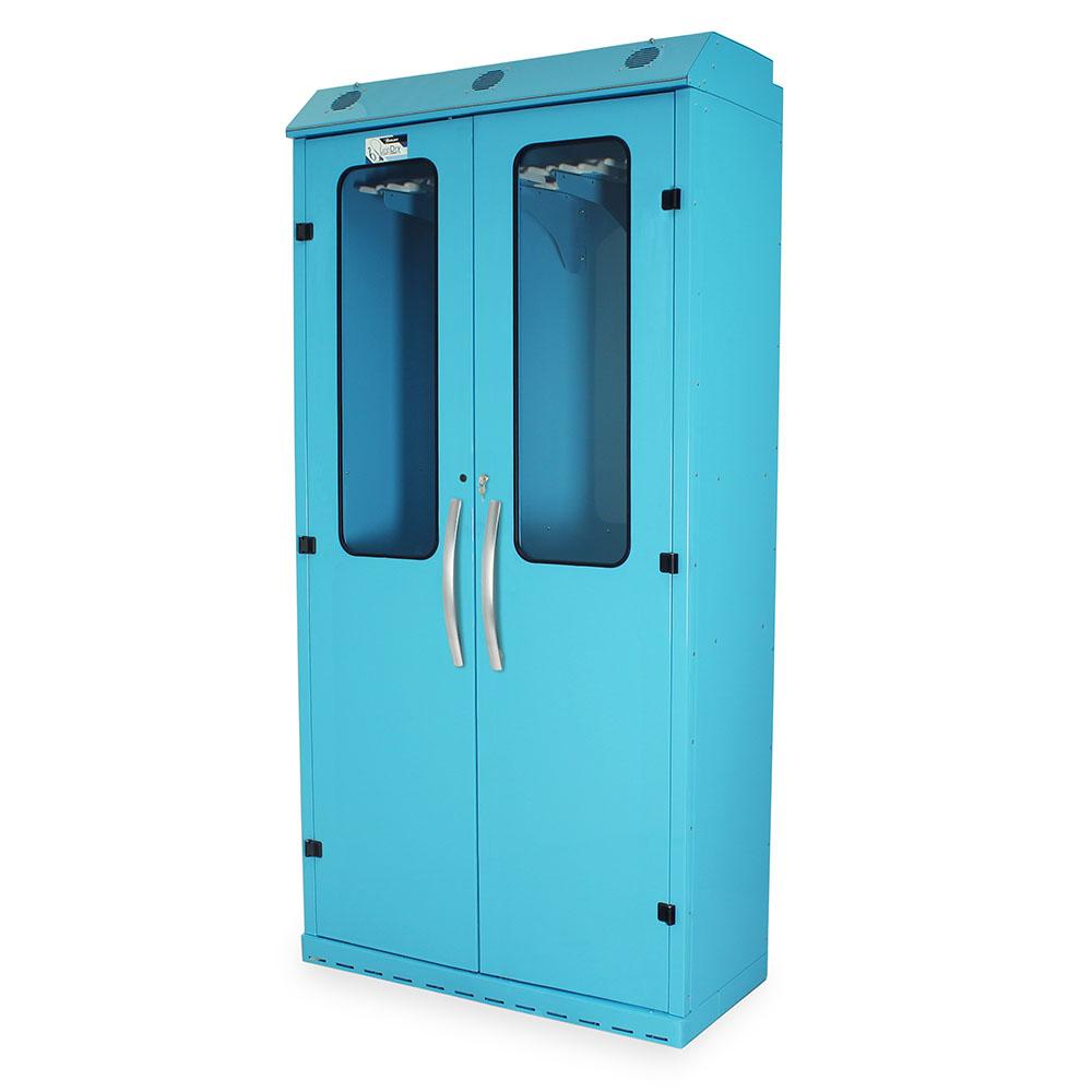 Light Blue SureDry High Volume 16 Scope Drying Cabinet with Key Lock