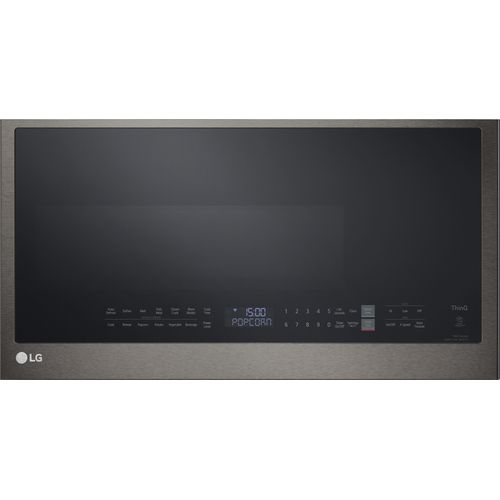 LG Smart Convection Over the Range Microwave Oven- 30 Inch (PrintProof Black Stainless Steel)