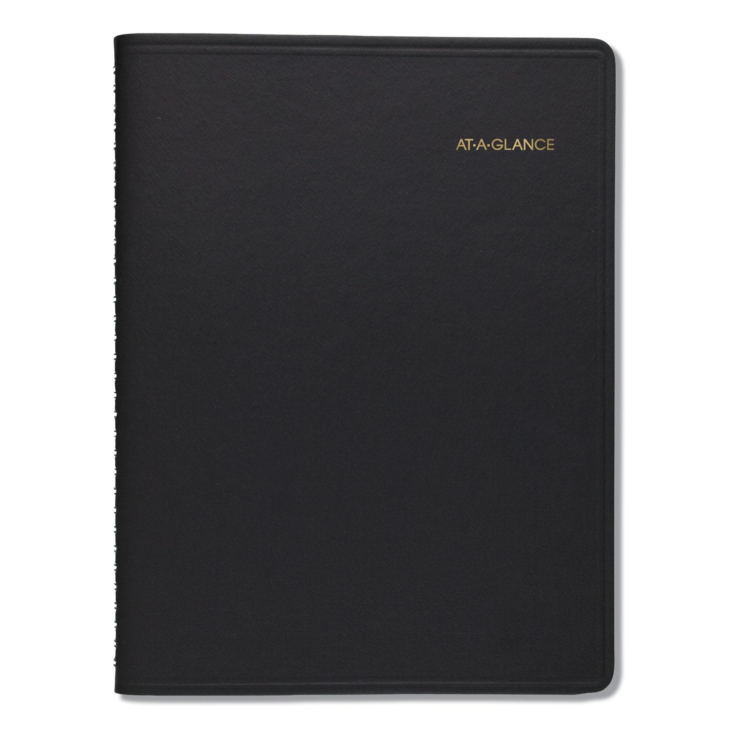 AT-A-GLANCE® Monthly Planner, 8 7/8 x 11, Black, 2019