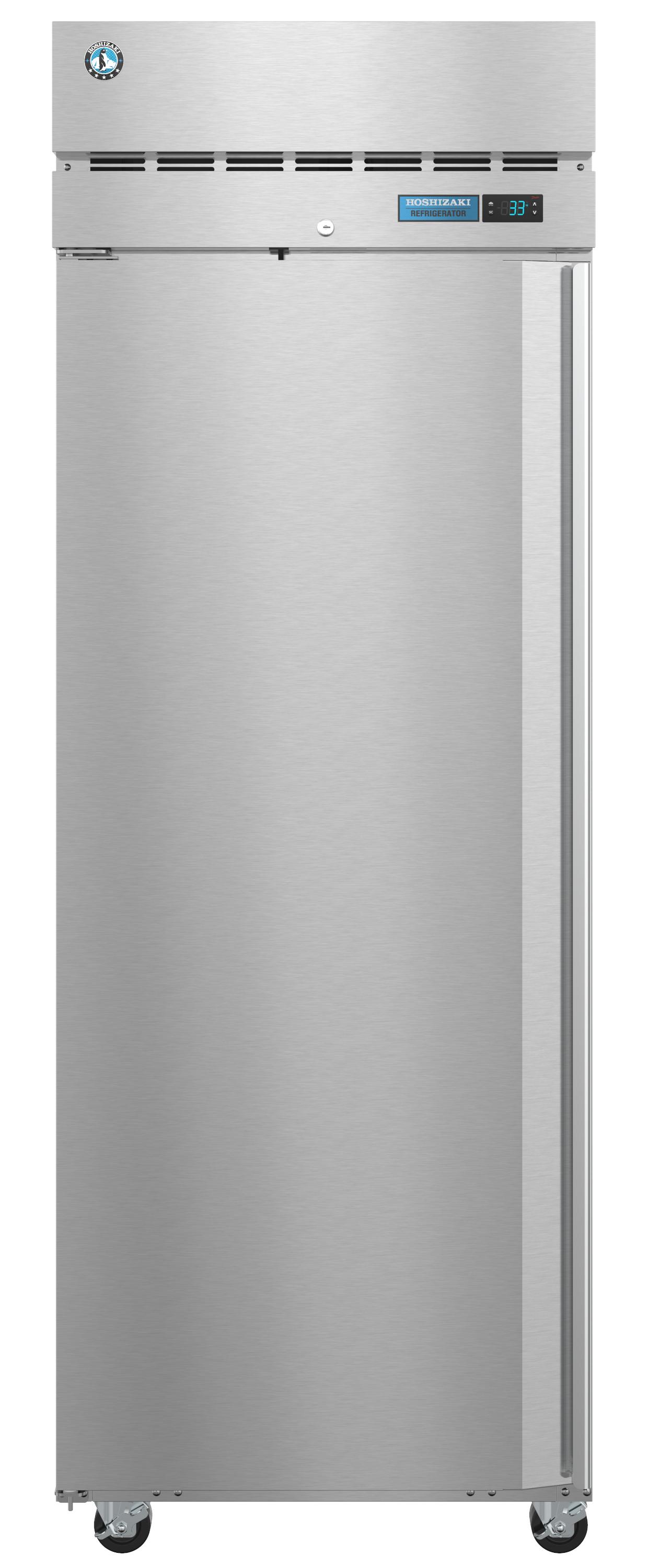 Hoshizaki R1A-FSL, Steelheart Series Reach-In Refrigerator, One Section, Full Door, Left Hinged, Top Mount Refrigeration, Self-Contained