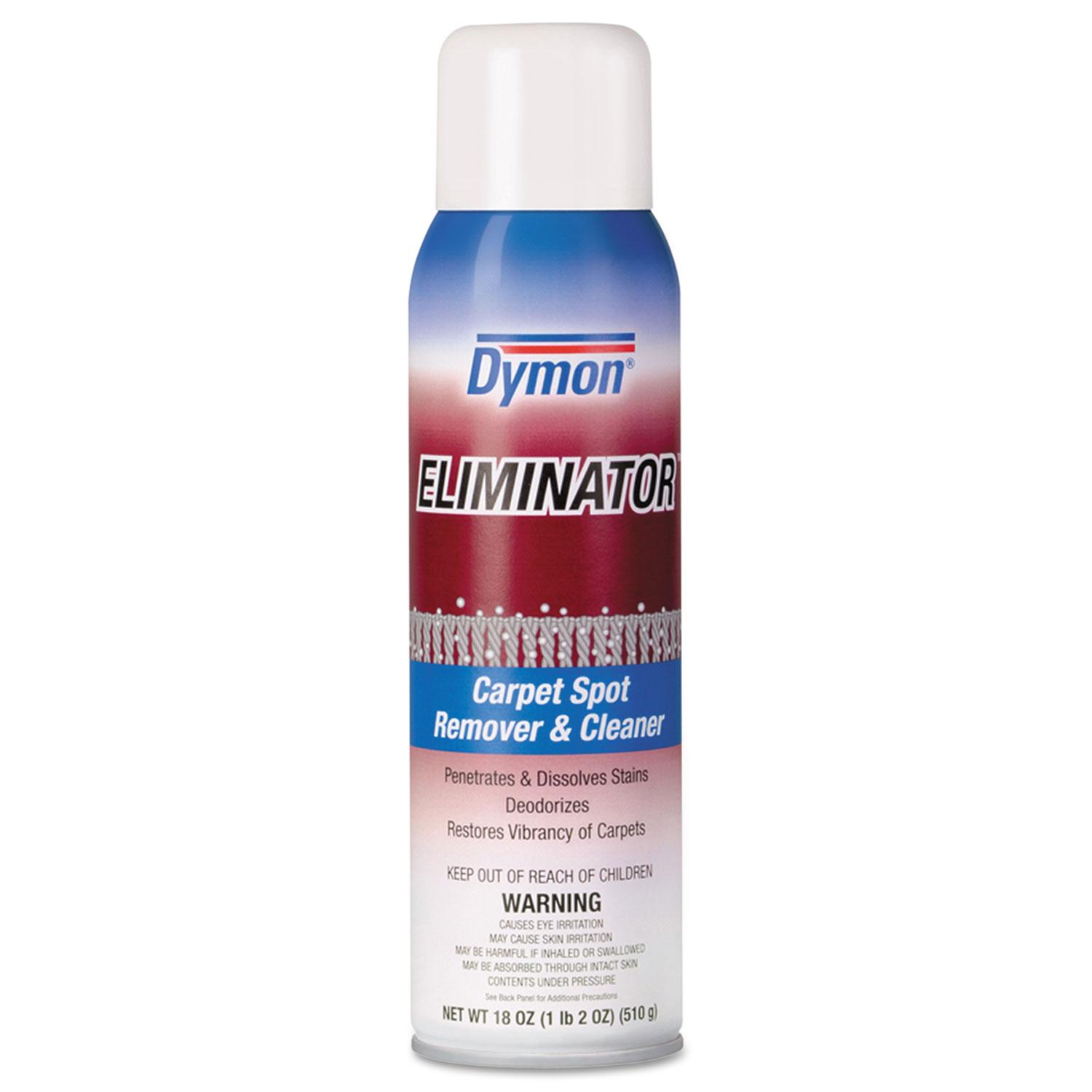 Dymon® Eliminator Carpet Spot & Stain Remover, 18oz, Aerosol, 12/Carton