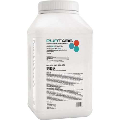 EvaClean PURTABS 13.1g - Effervescent Disinfecting and Sanitizing ...