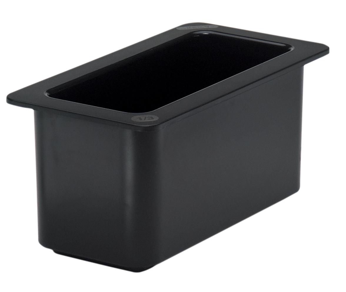 Coldfest Food Pan, 1/3 Size - Color: Black