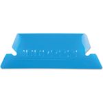 Pendaflex® Hanging File Folder Tabs, 1/5 Tab, Two Inch, Blue Tab/White Insert, 25/Pack
