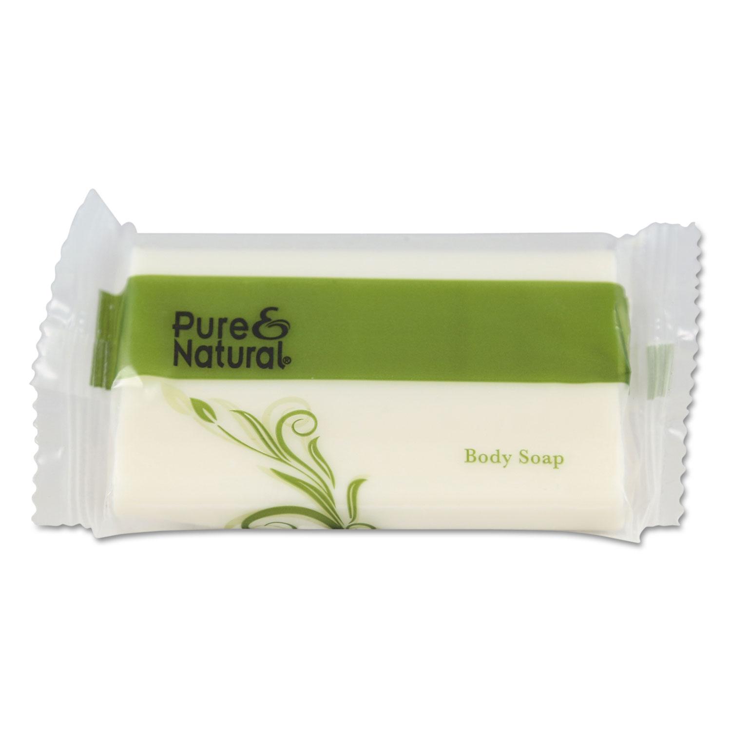 Pure & Natural™ Body & Facial Soap, # 1 1/2, Fresh Scent, White, 500/Carton