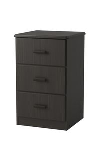 Quick-Ship Williamsburg 3 Drawer Bedside Cabinet