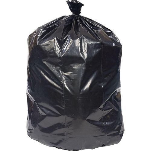 55-60 Gallon Trash Bags on Rolls - Black, 50 Bags - 1.5 Mil