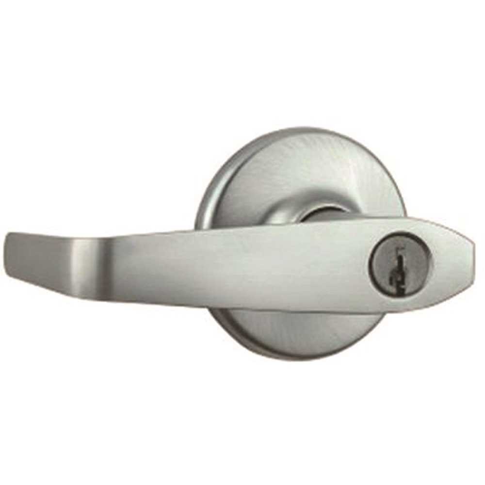 Kwikset® Carson Privacy Lever, Satin Nickel, UL Ada Compliant