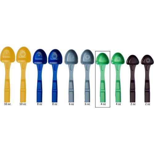4 Ounce Spoondle Copolymer Solid Green Color (37R7D)
