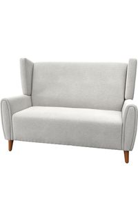 Maxwell Thomas® Maqueda Collection Mid-Back Loveseat, Outside Channel Back