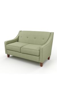 Quick-Ship Vidalia Loveseat with Preferred Seat Deck in Crypton Fabric