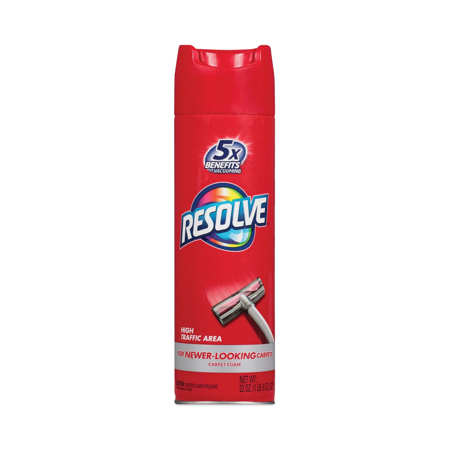 RESOLVE® Foam Carpet Cleaner, Foam, 22 oz, Aerosol Can