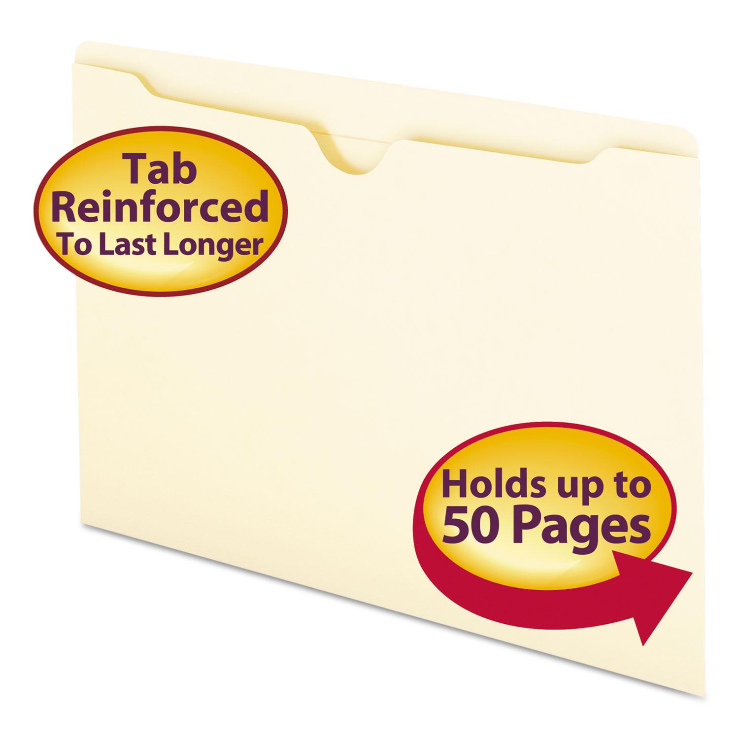 Smead Manila File Jackets, Legal, 11 Point, Manila, 100/Box