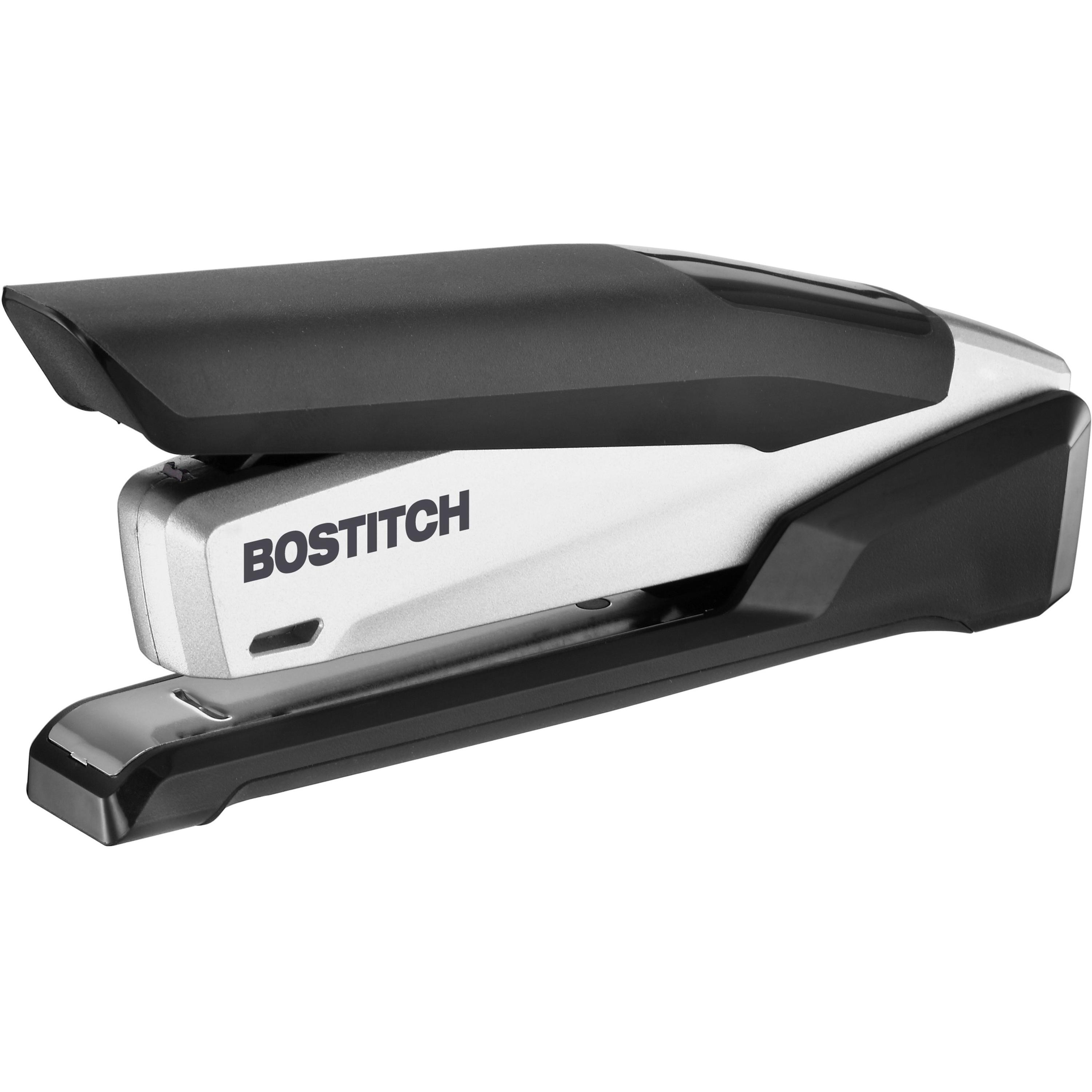 Stapler,w/Standard Staples,210 Cap.,28 Sht,Metallic BK/SR