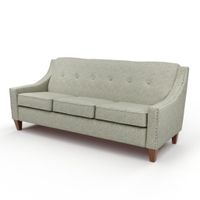 Quick-Ship Atwood Sofa with Preferred Seat Deck in Vinyl Fabric