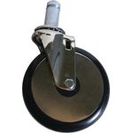 Super Erecta Stem/Swivel Caster, 4"