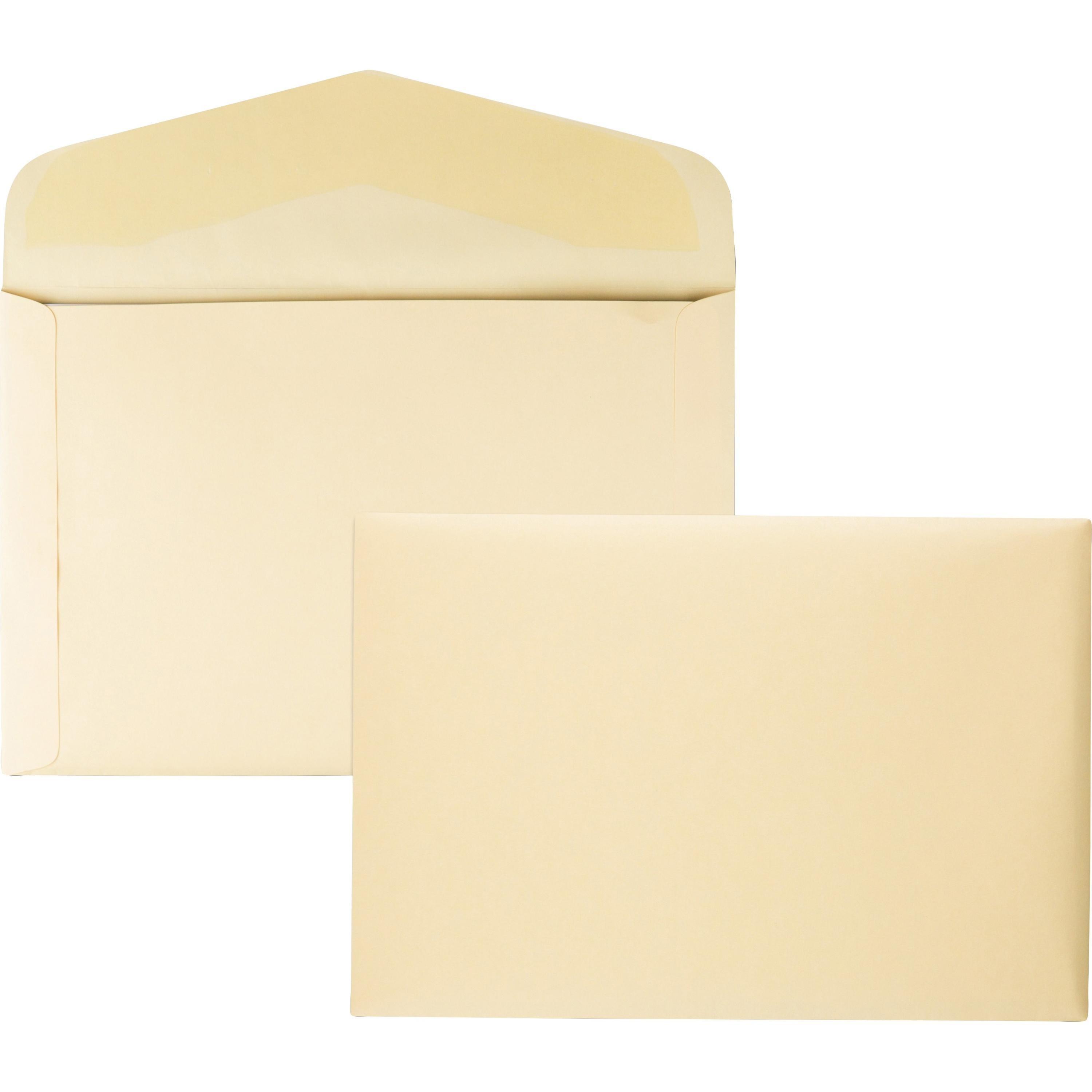Document Envelopes, Heavy-Duty, 10"x15", 100/BX, Cameo Buff