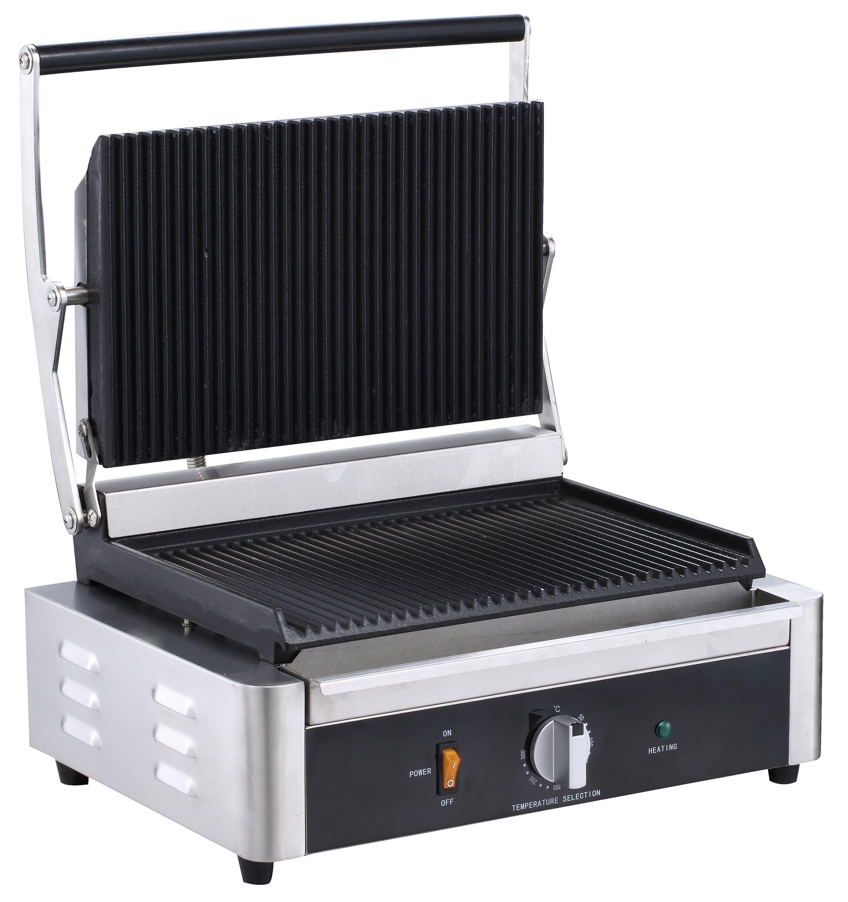 Serv-Ware - Electric Cooking - Single Panini Grill - Grooved Top, Flat ...