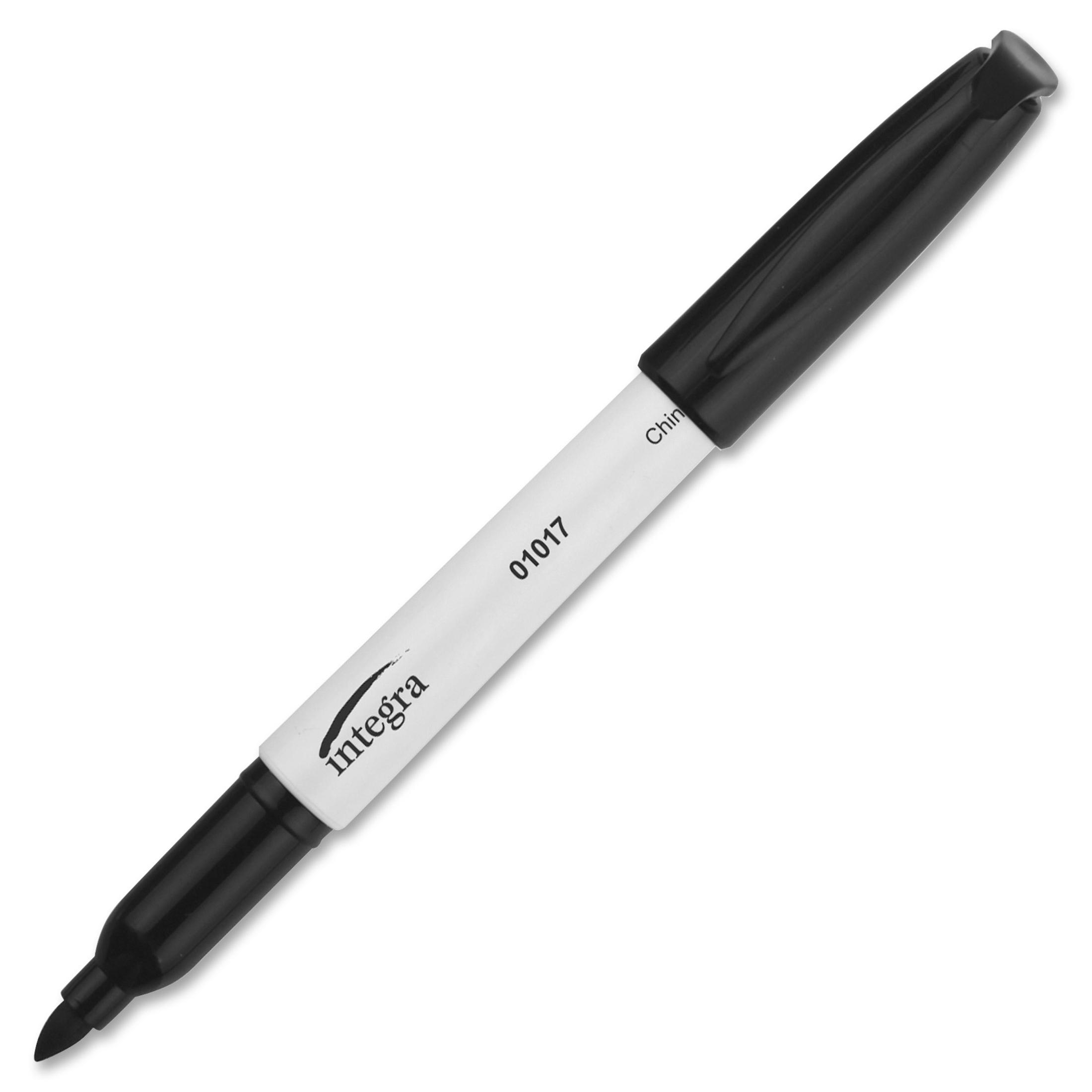 Dry Erase Marker, Bullet Tip, Black