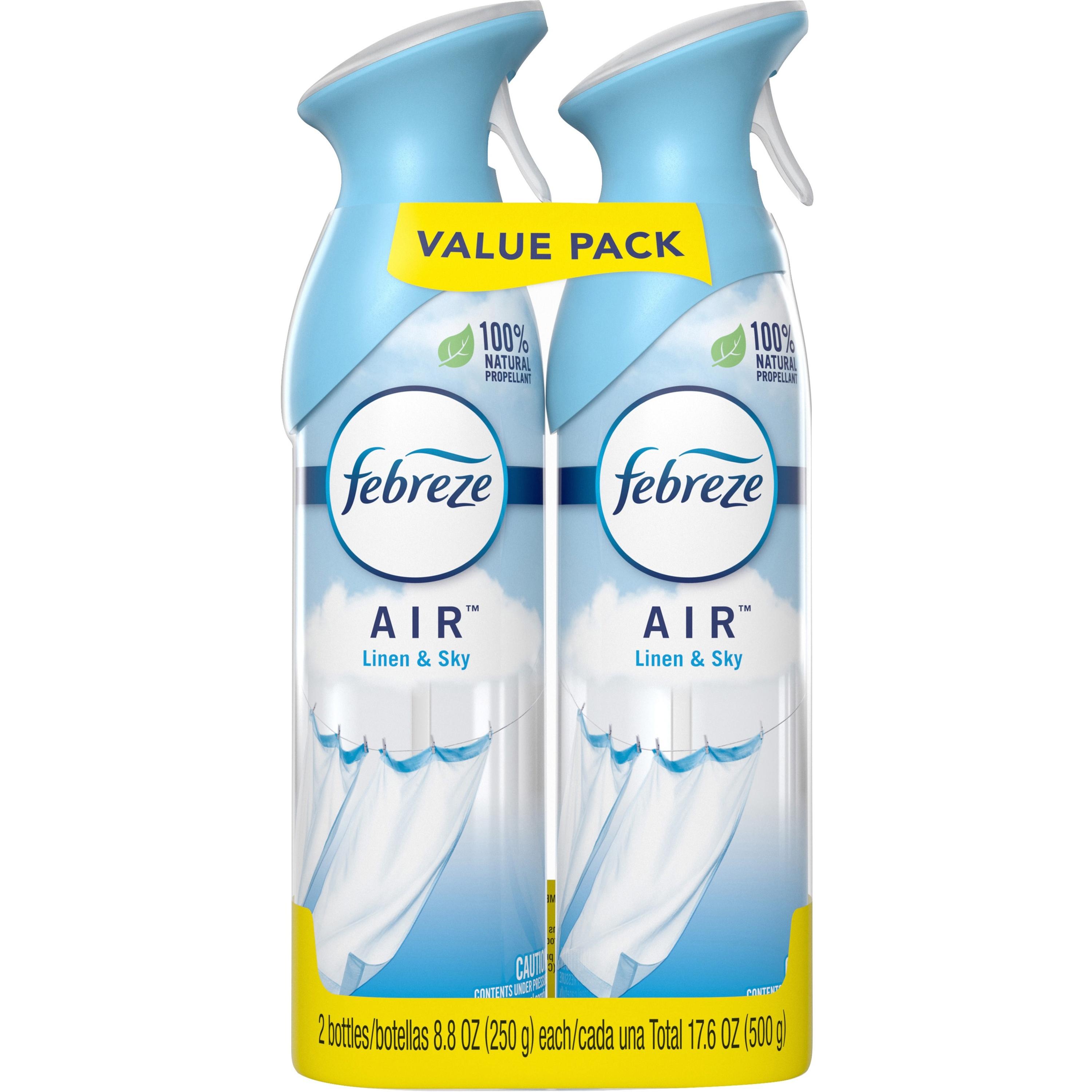 Febreze Linen/Sky Air Spray Pack, 8.8 oz, (Pack of 2)