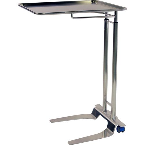 MAYO STAND, WITH EXTRA-LARGE 20" x 25" TRAY, FOOT OPERATED