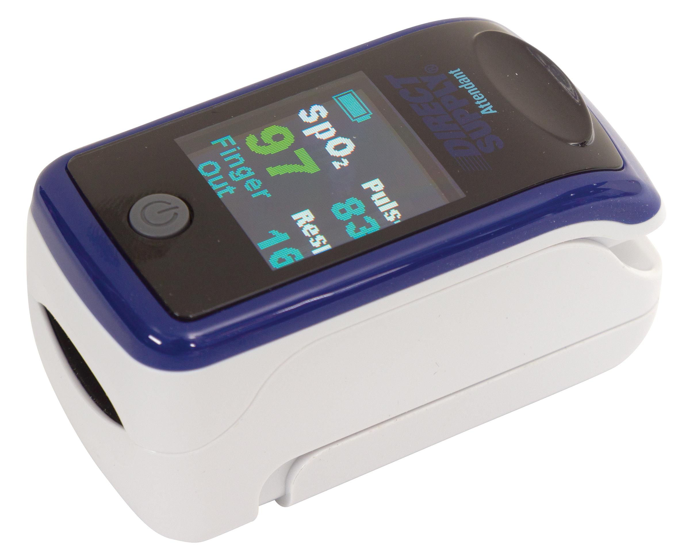 Direct Supply® Attendant® Fingertip Pulse Oximeter with Respiration